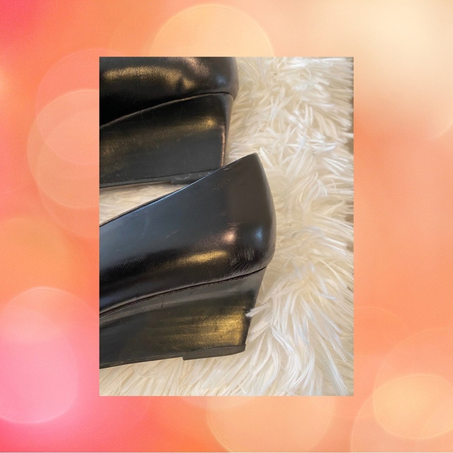 TOD’s Black Low Wedge Shoe EUC (38.5 Italian Sizing)