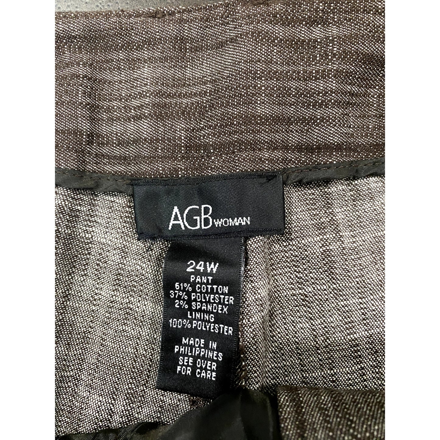 AGB Woman Brown Awakening Pants - Size 24W (NWT)