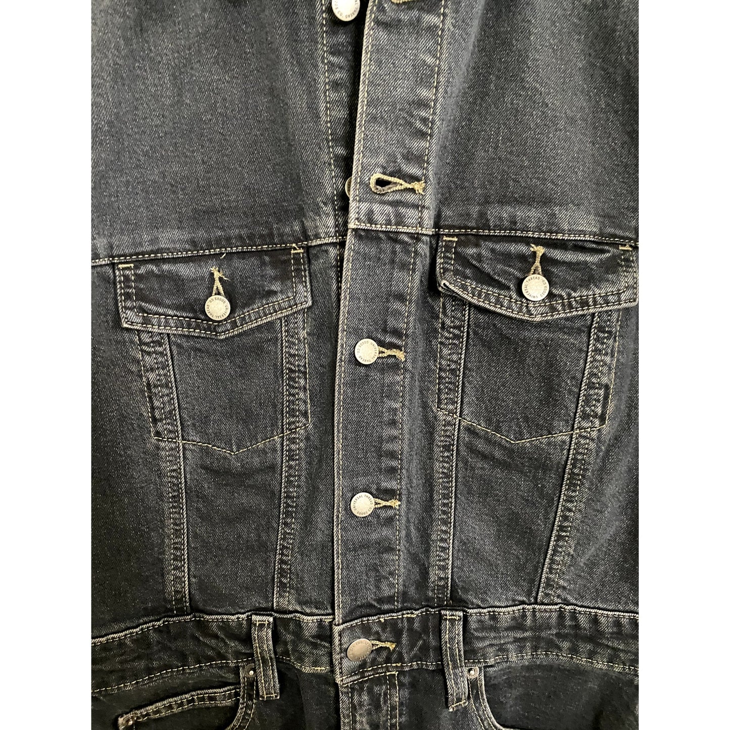 Universal Thread Black Wash Denim Dress - NWT