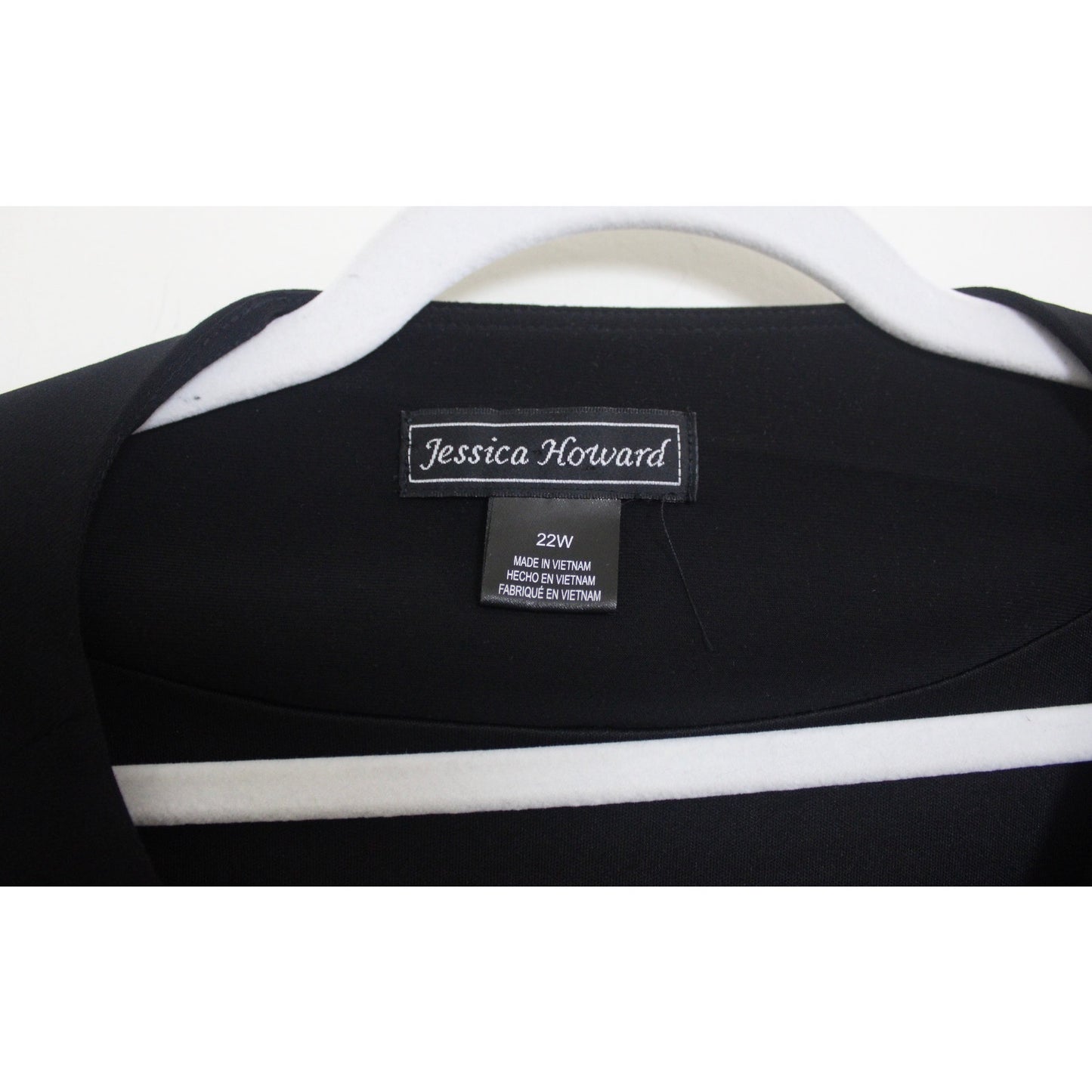 Jessica Howard 2 piece Black Dress & Jacket- Size 22W (EUC)