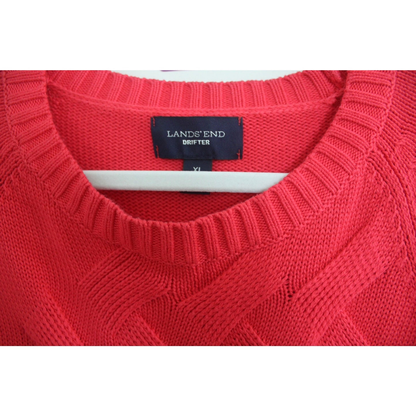 Lands’ End Red Drifter Sweater - Size XL (EUC)