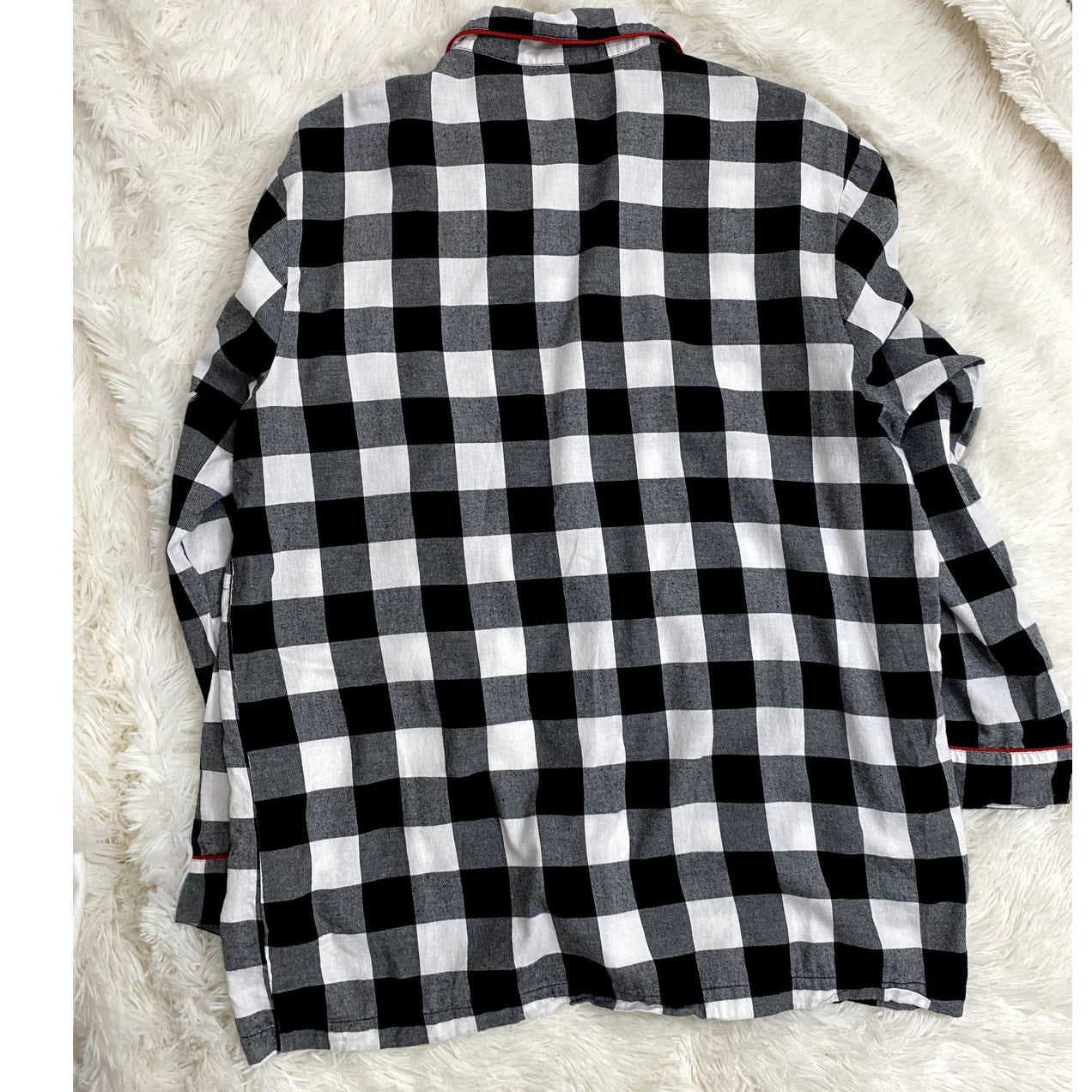 Wondershop Mens Buffalo Check Pajama Top - Size Lg Tall