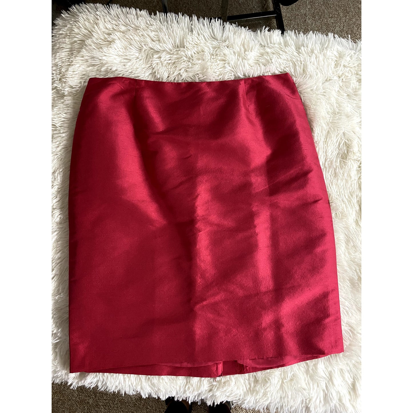 Dana Buchnan Pink Silk Pencil Skirt - Sz. 14 (EUC)