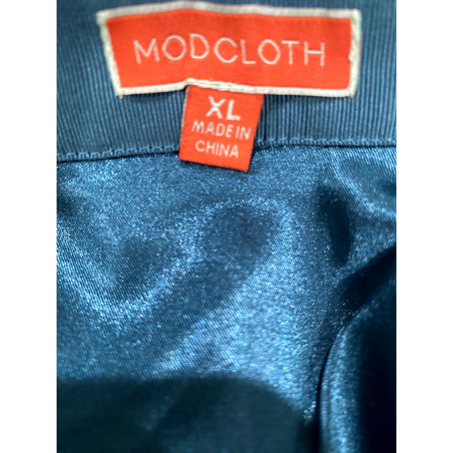 Modcloth Ethereal Expression Teal Pleated Skirt with Pockets - Size XL (EUC)