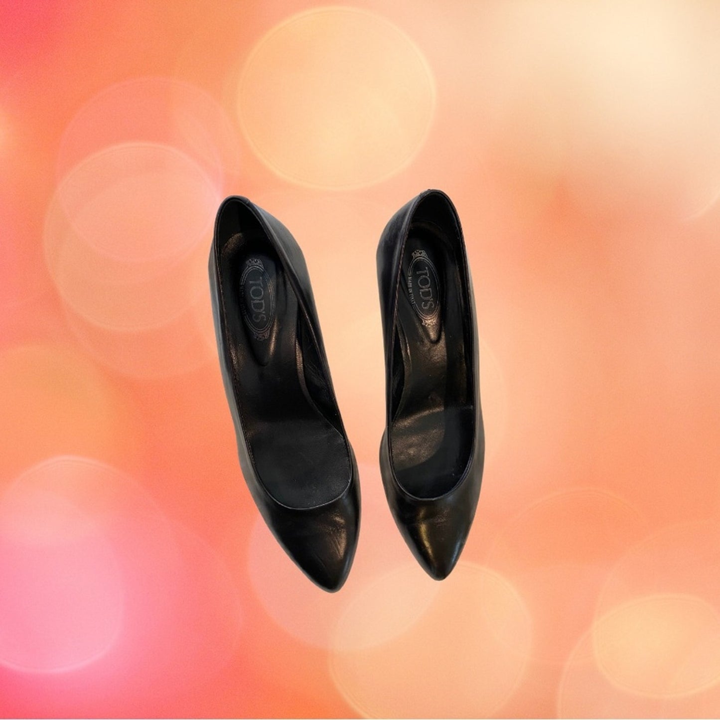 TOD’s Black Low Wedge Shoe EUC (38.5 Italian Sizing)