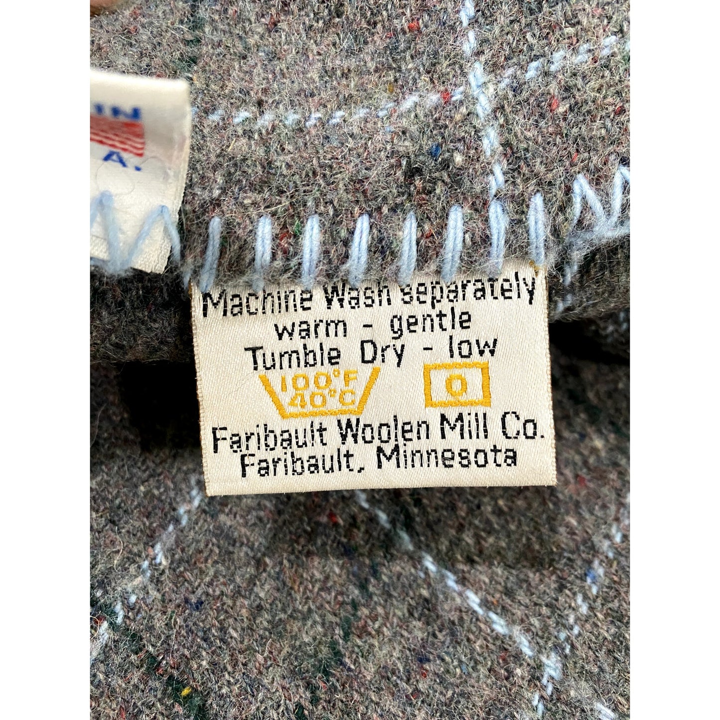 Faribo Wool Blend Blanket - Size 50” X 60”