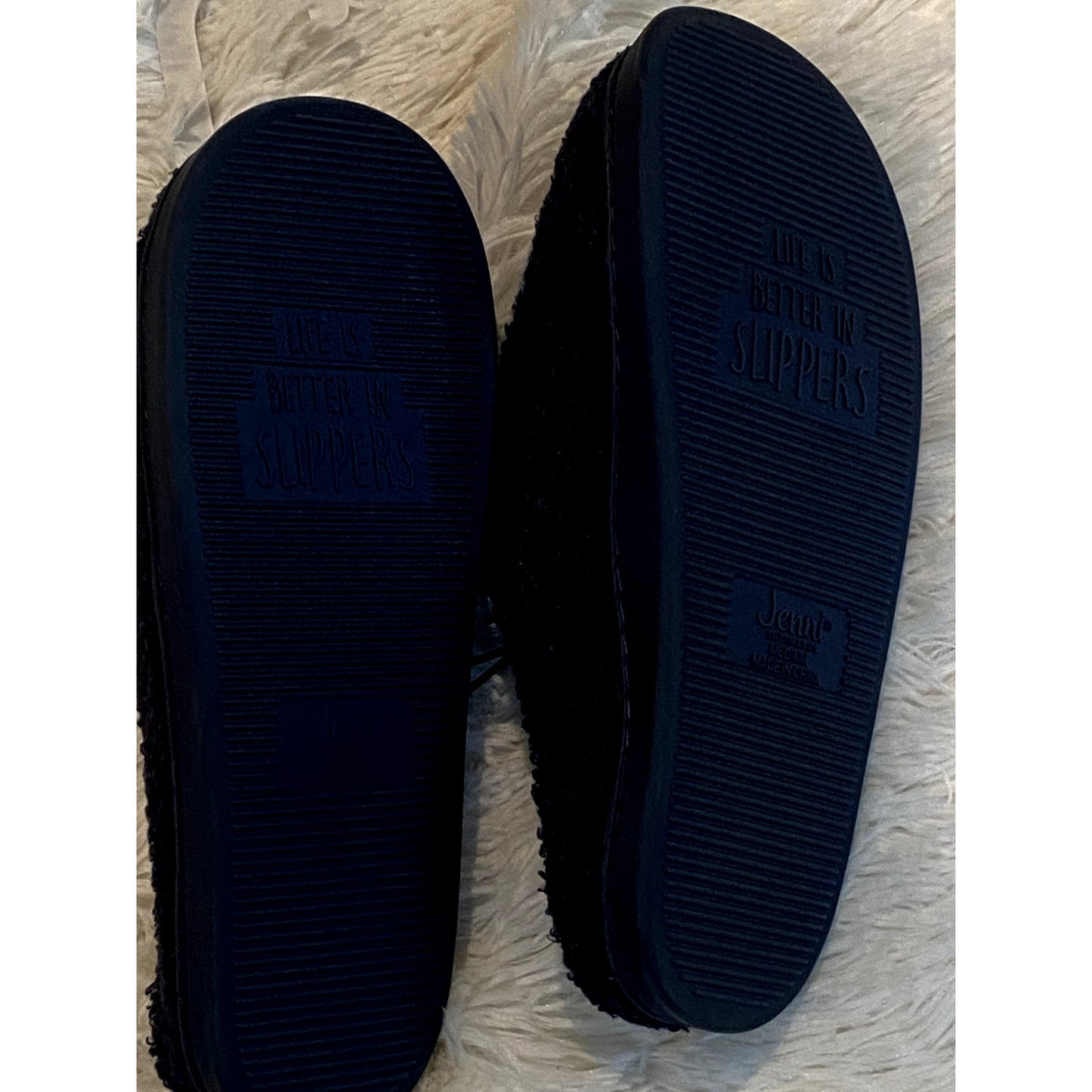 Jenni by Jennifer Moore Blue Peace Slippers - Size Various (NWT)