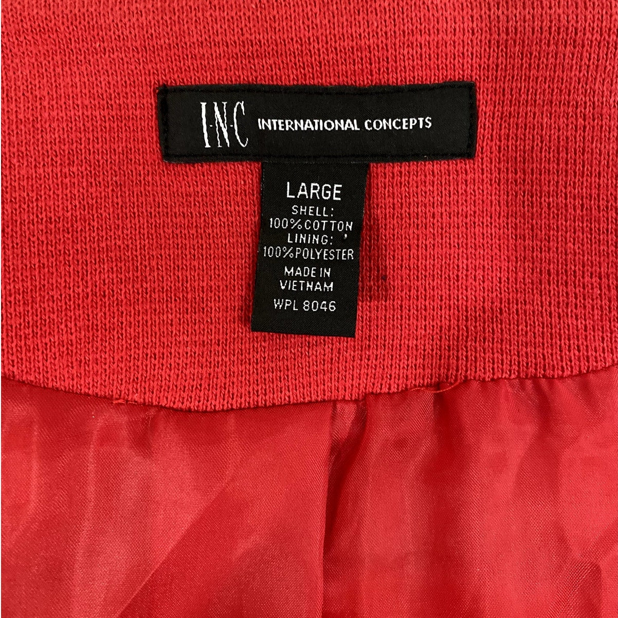 Inc. International Concepts Red Bell Sleeve Coat- Size L (EUC)