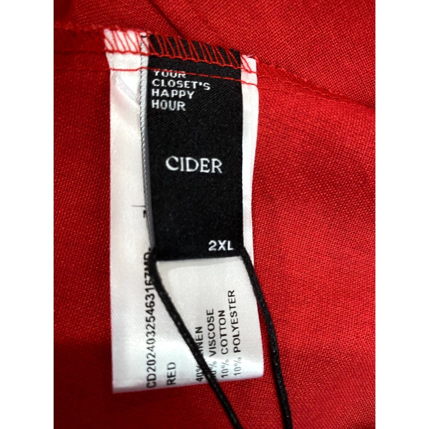 Cider Red Sundress - Size 2X (NWT)