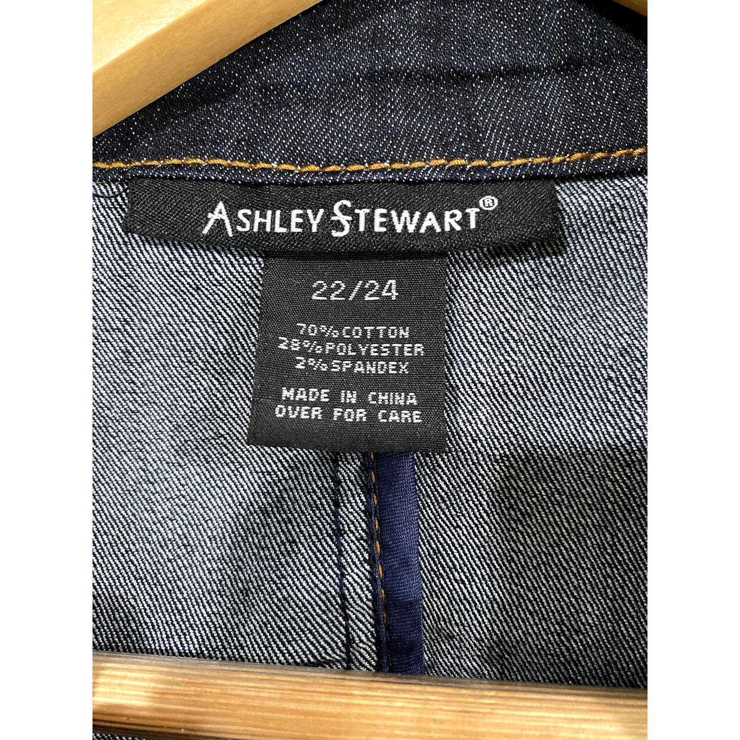 Ashley Stewart Blue Denim Jacket - Sz. 22/24 (EUC)