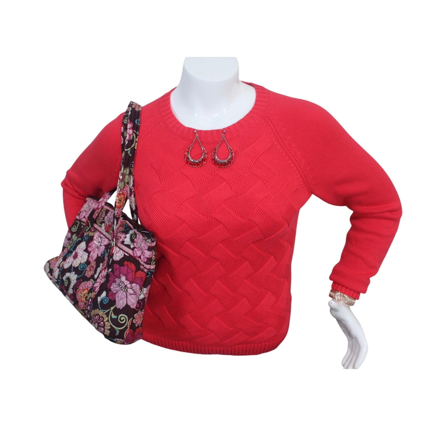 Lands’ End Red Drifter Sweater - Size XL (EUC)