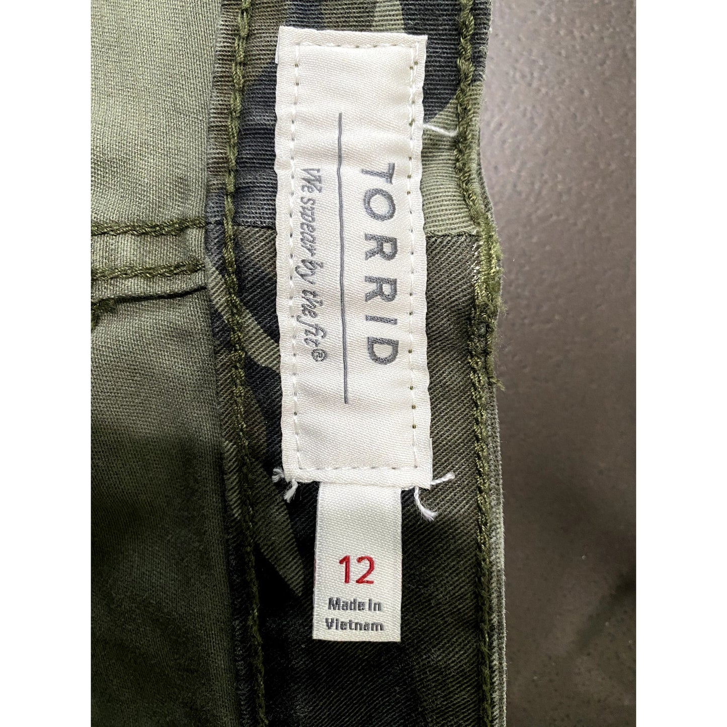 TORRID Camo Demin Pencil Skirt - Size 12 (EUC)