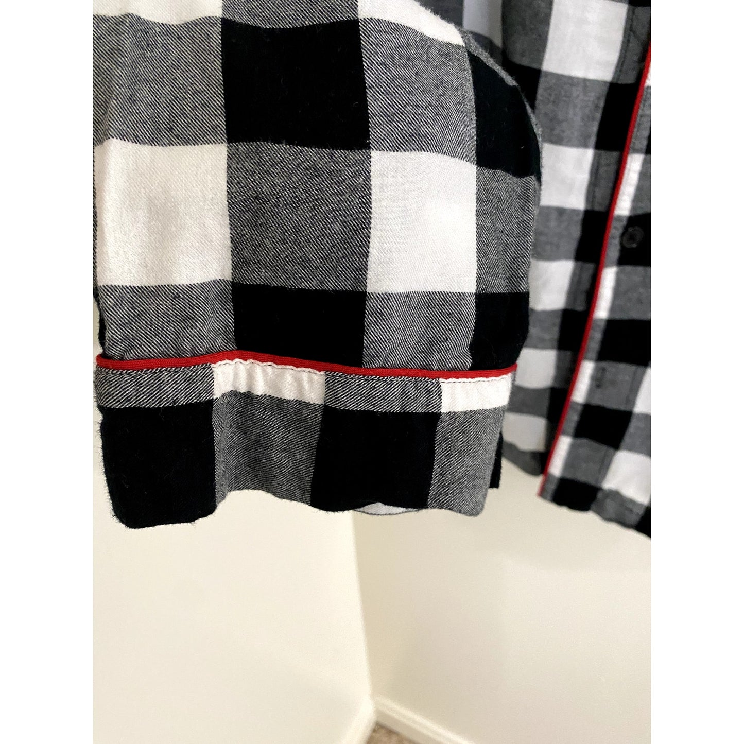 Wondershop Mens Buffalo Check Pajama Top - Size Lg Tall