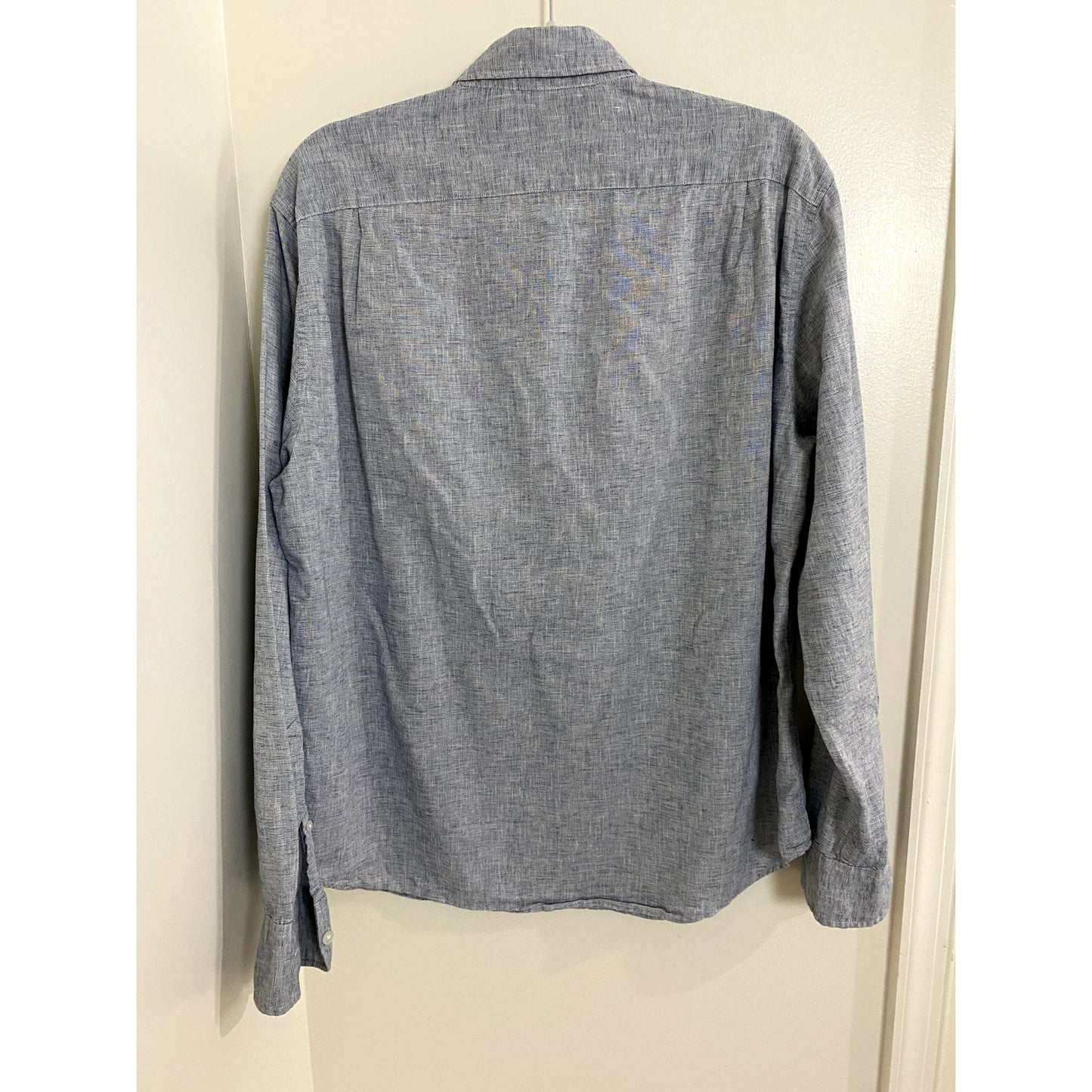 J. Crew Cotton/Linen Blend Button Down Shirt - Size L (EUC)