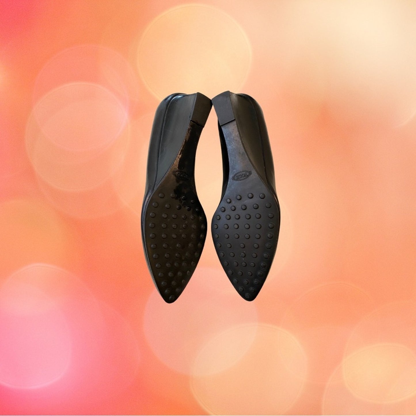 TOD’s Black Low Wedge Shoe EUC (38.5 Italian Sizing)
