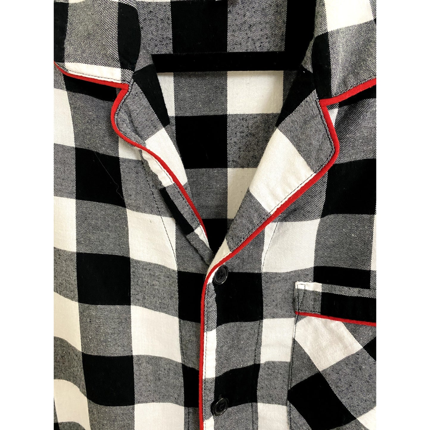 Wondershop Mens Buffalo Check Pajama Top - Size Lg Tall
