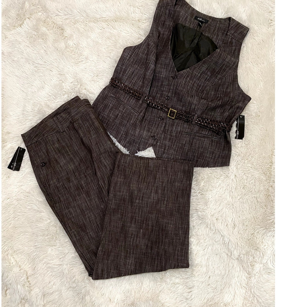 AGB Woman Brown Awakening Pants - Size 24W (NWT)
