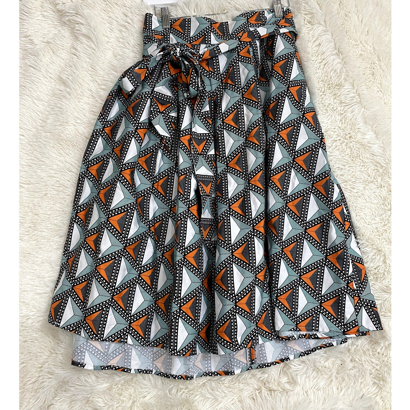 Eloquii Multi-print Paper Bag Skirt - Size 22 (EUC)
