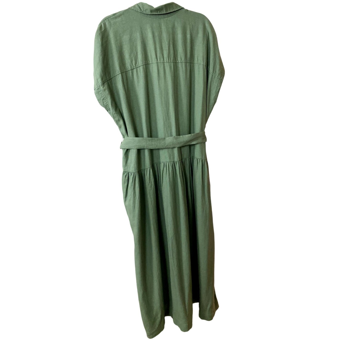 Universal Thread Olive Green Dolman Sleeve Belted Dress - Sz. Large (NWT)