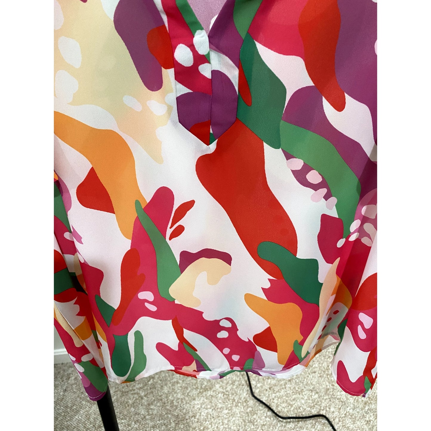 Flying Tomato Summer Woven Top - Size Large (EUC)