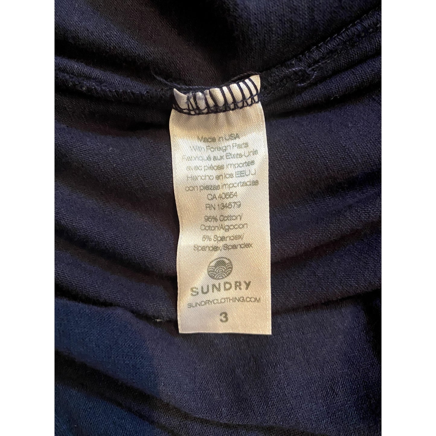 Sundry Keyhole Midi Dress - Size 3 - Large (NWT)