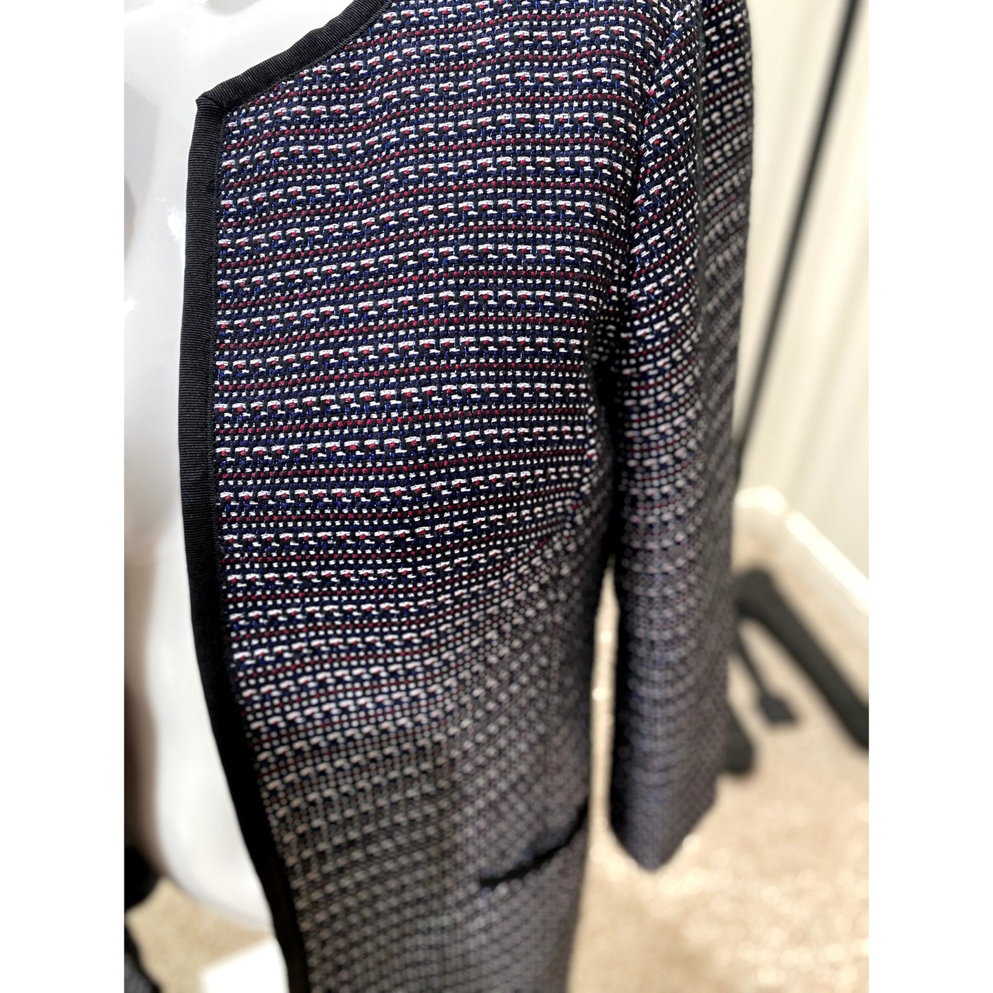 Charter Club Tweed Topper Open Jacket - Size 10 (EUC)