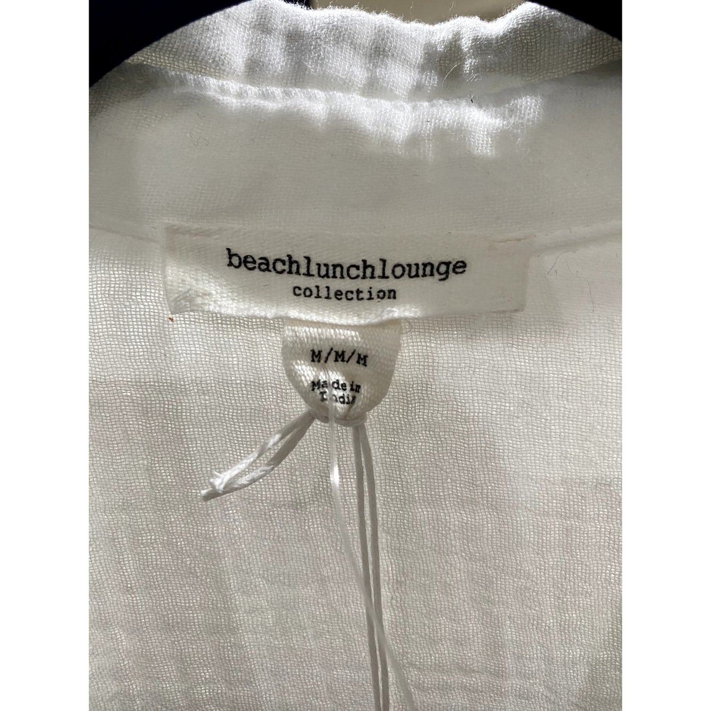 Beach Lunch Lounge White Blouse - Size M (NWT)