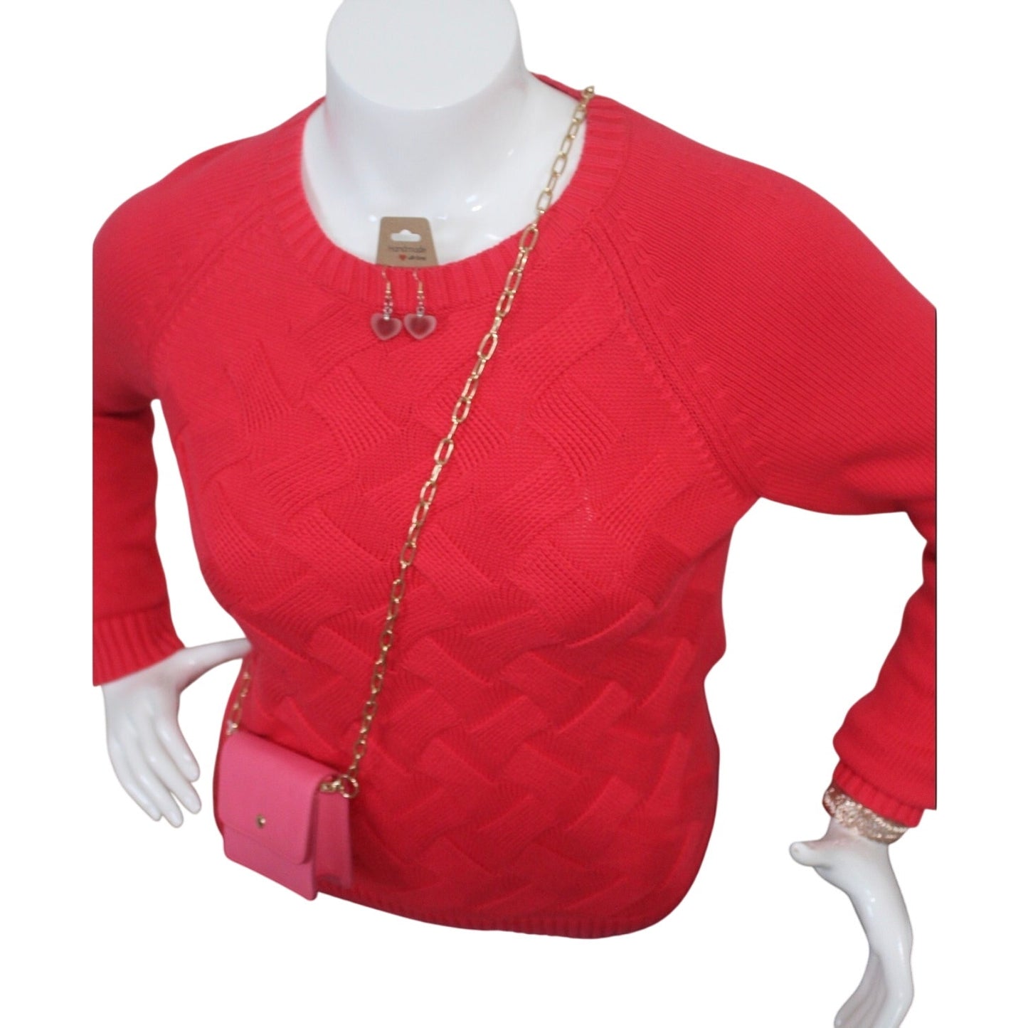 Lands’ End Red Drifter Sweater - Size XL (EUC)