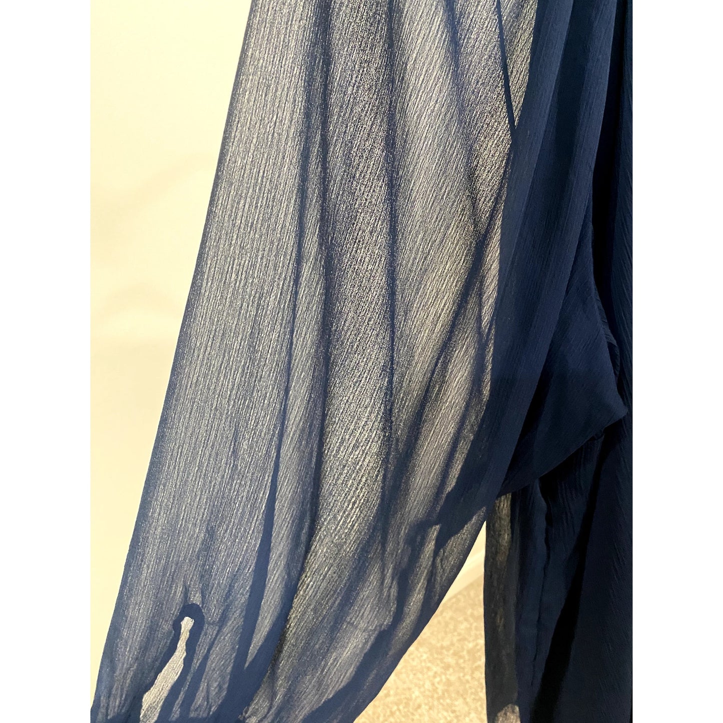 Lauren Conrad Navy Blue Blouse - Size XXL (EUC)