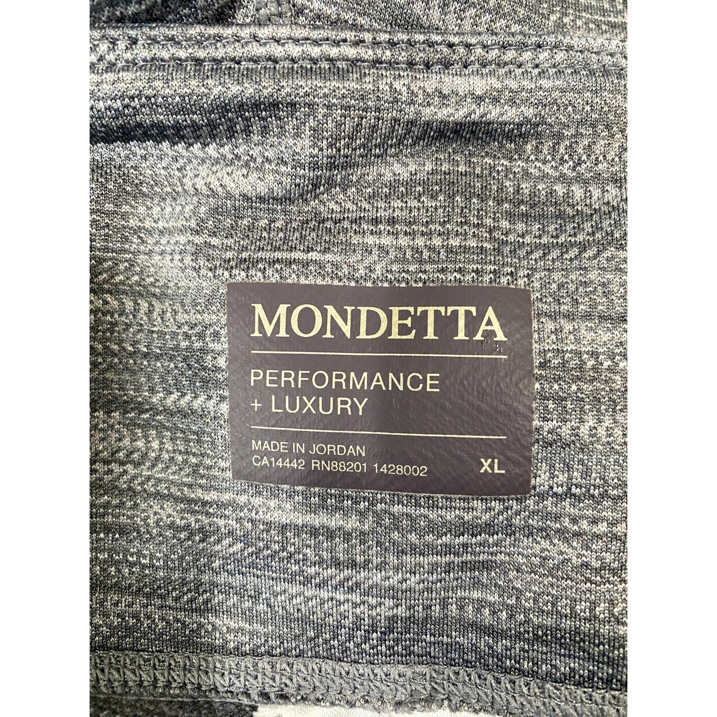 Mondetta High Rise Performance + Luxury Gray Leggings - Size XL (EUC)