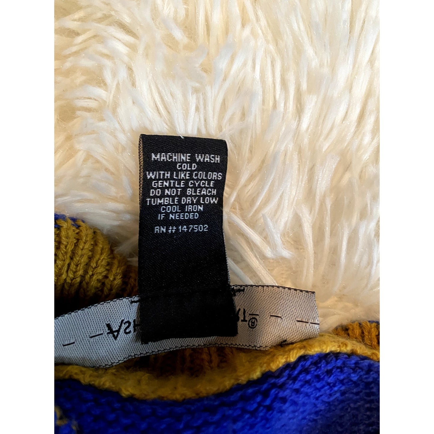 Ashley Stewart Blue Sweater with Gold Details - Size 18/20 (VGUC)