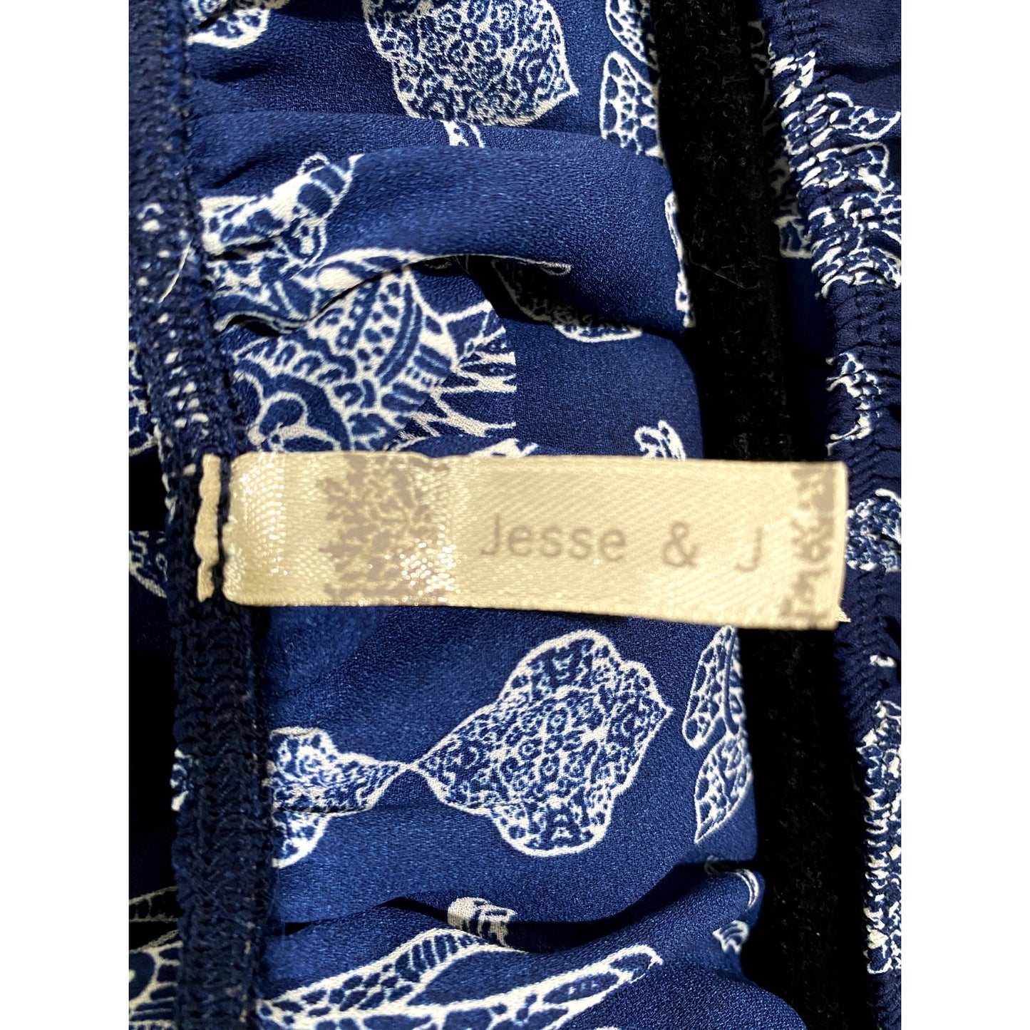 Jessie & J Blue Elephant Romper - Size Medium (EUC)