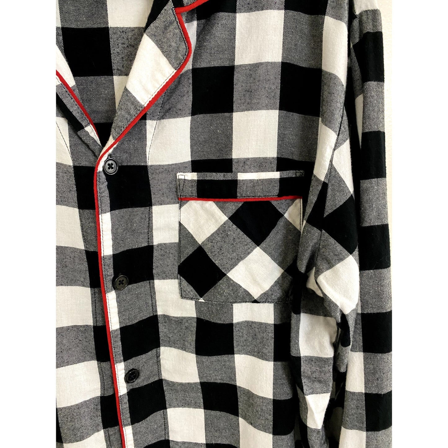 Wondershop Mens Buffalo Check Pajama Top - Size Lg Tall