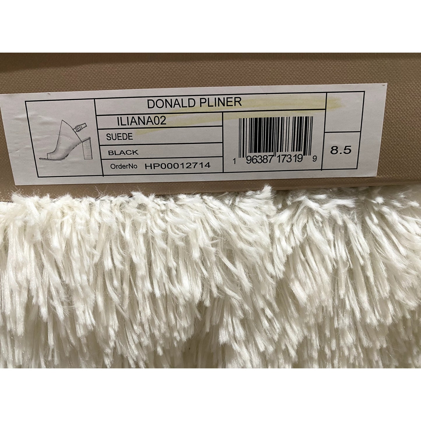 Donald J Pliner Iliana Black Suede Slingback - Size 8.5 (NWT)