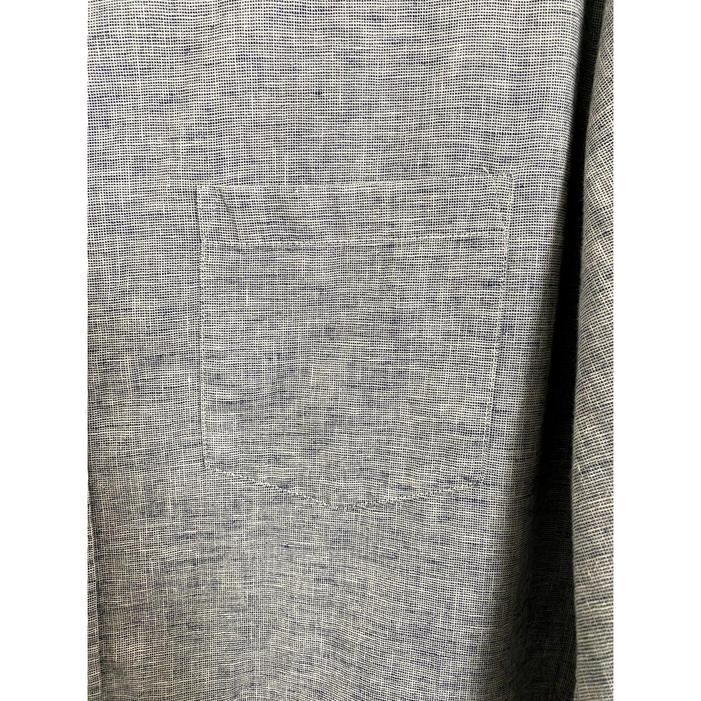 J. Crew Cotton/Linen Blend Button Down Shirt - Size L (EUC)