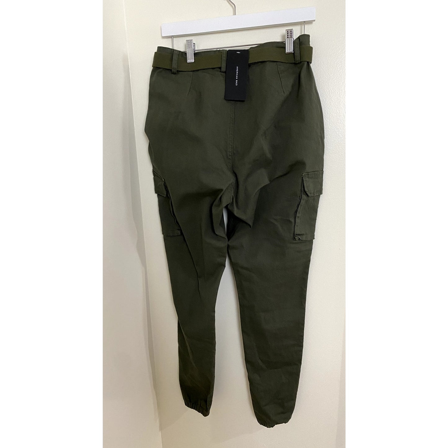American Bazi Olive Cargo Joggers - Sz. L (NWT)