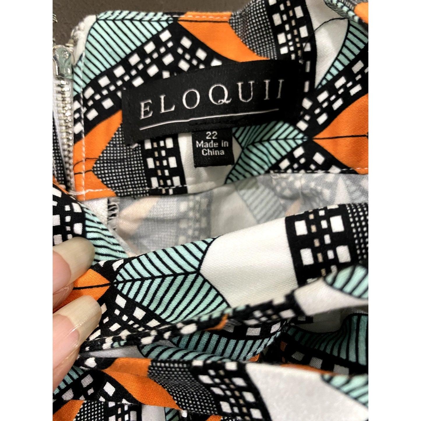 Eloquii Multi-print Paper Bag Skirt - Size 22 (EUC)
