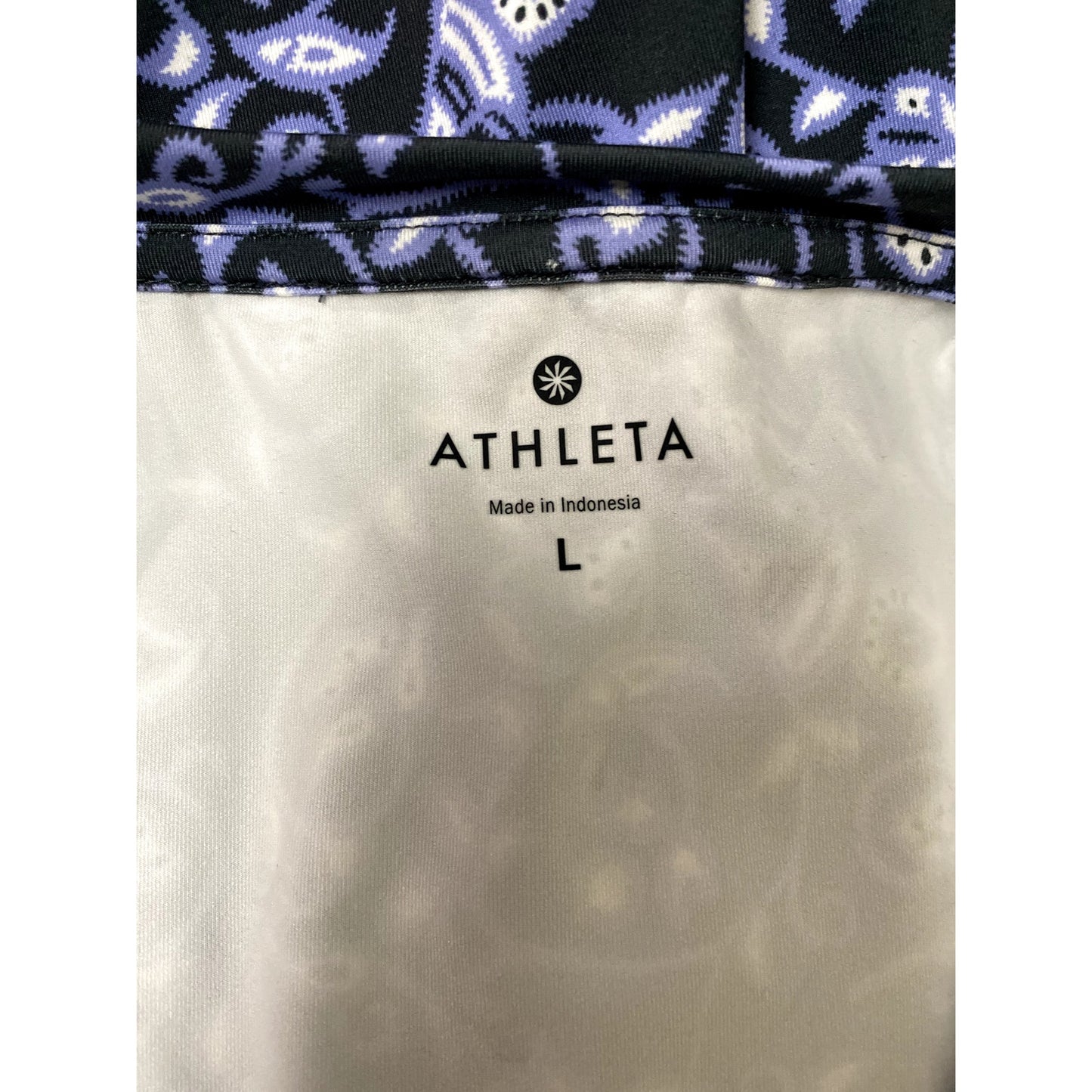 Athleta Faux Wrap V-Neck Floral Print Dress - Size L (EUC)