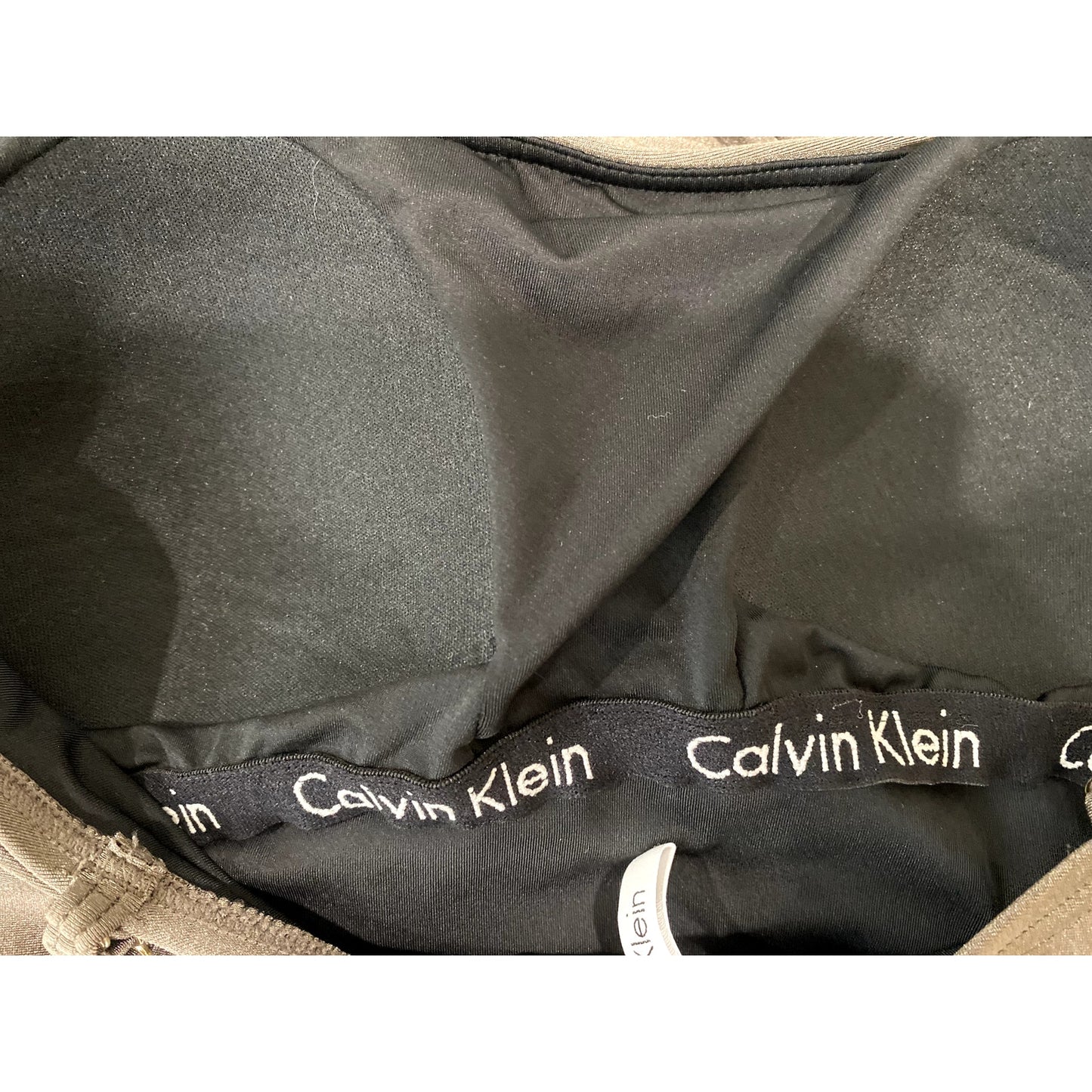 Calvin Klein Bronze Pleated One Piece Swimsuit - Size 10 (NWOT)