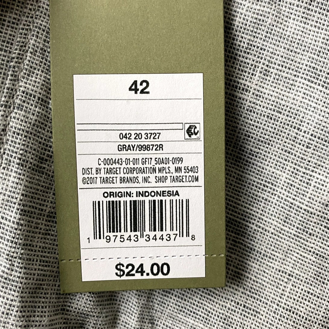 Goodfellow & Co. Gray The Every Wear Flat-Front Shorts - Size 42 (NWT)