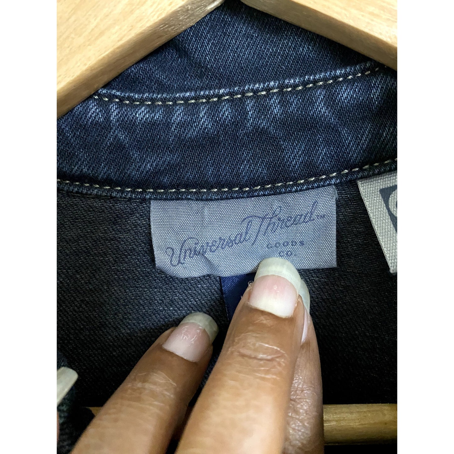 Universal Thread Black Wash Denim Dress - NWT