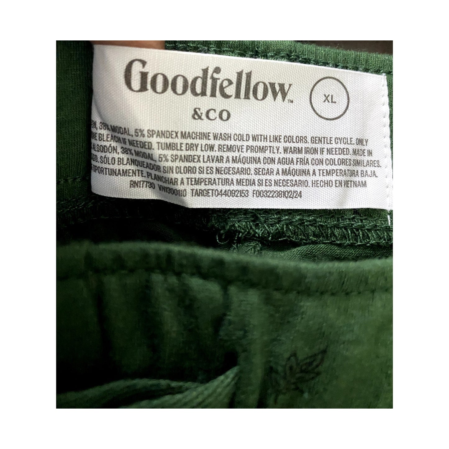 Goodfellow & Co. Green Knit Pants- Size XL (NWT)