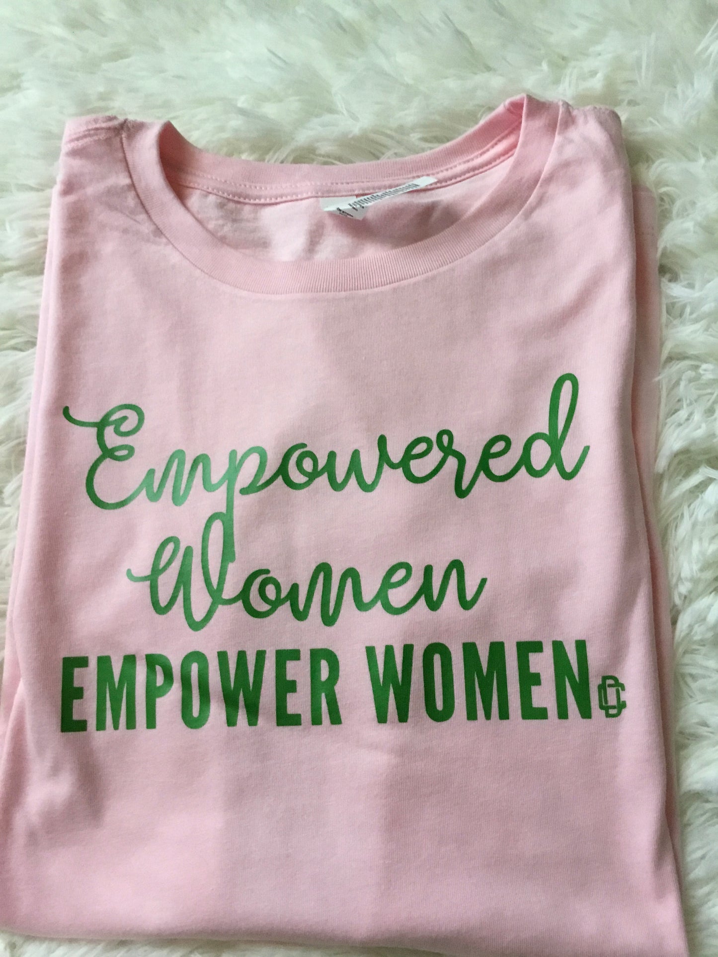 Curvy Straight and Curvy Plus Empowered Women T-shirt