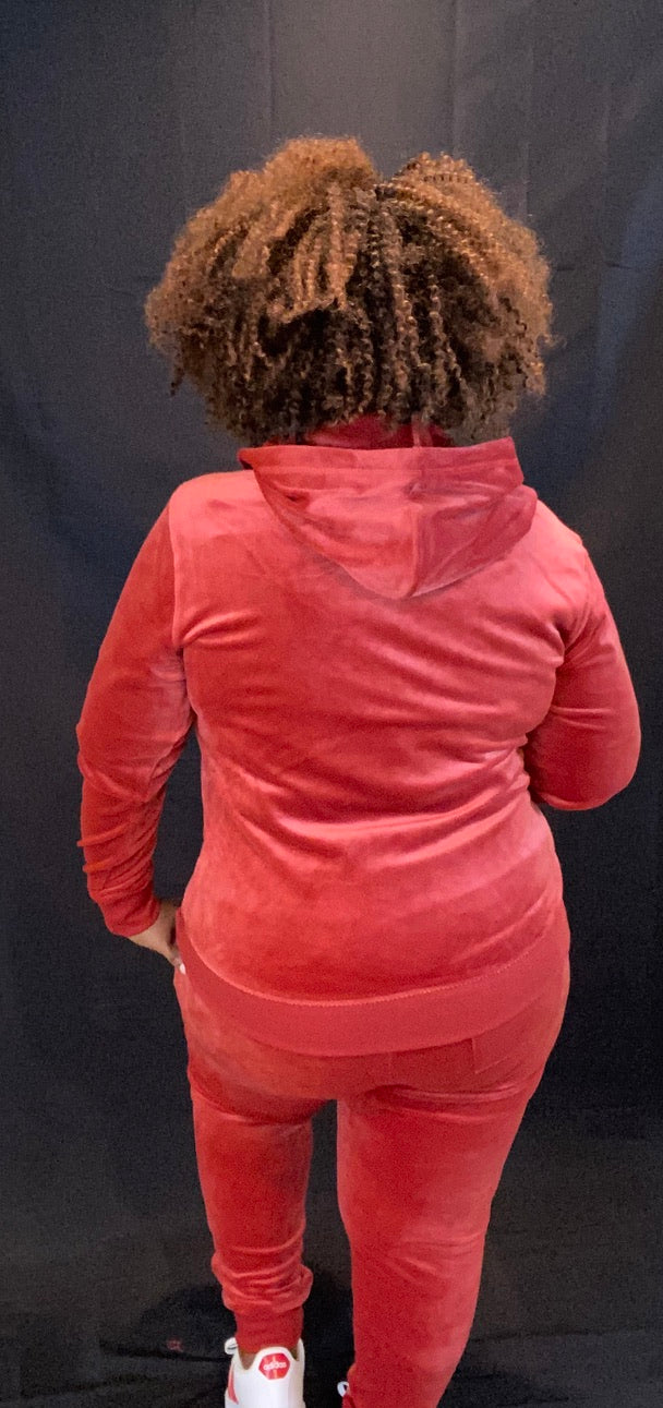 (Curvy Straight and Curvy) Two Piece Jogger Set