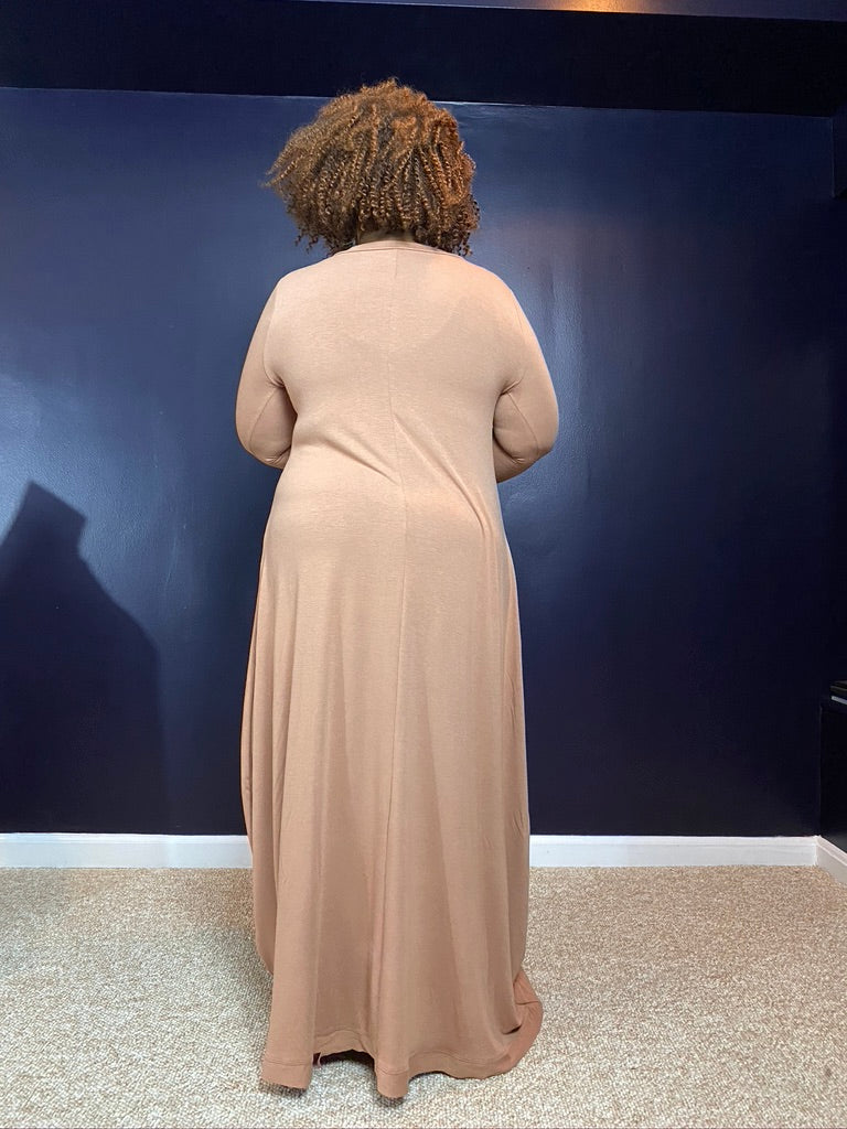 (Curvy Straight and Plus) High-Low Tunic Top