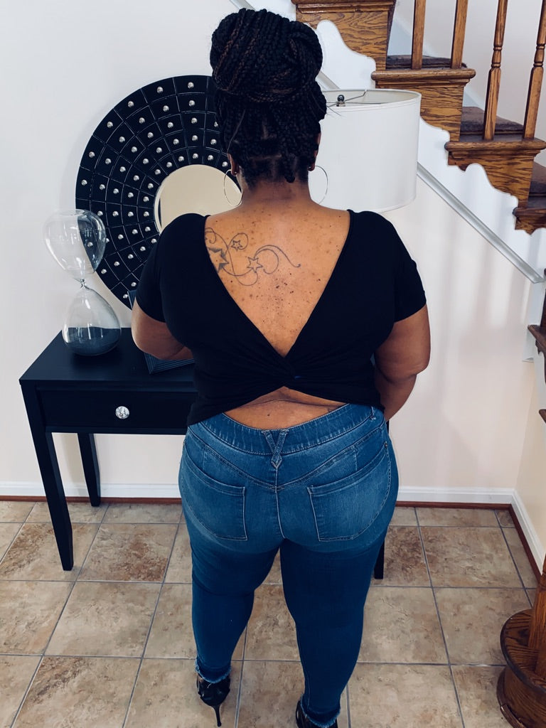 Curvy Plus “See me from the back” Tunic Shirt