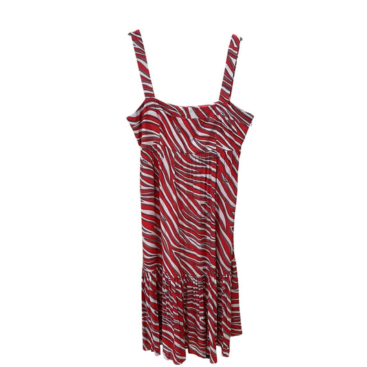 MICHAEL Michael Kors Soft Zebra Midi Geranium Sundress - Sz. Large (NWT)