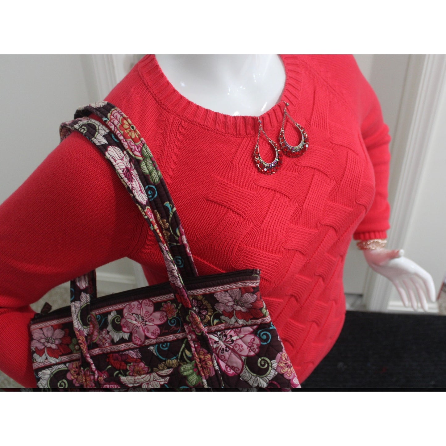 Lands’ End Red Drifter Sweater - Size XL (EUC)