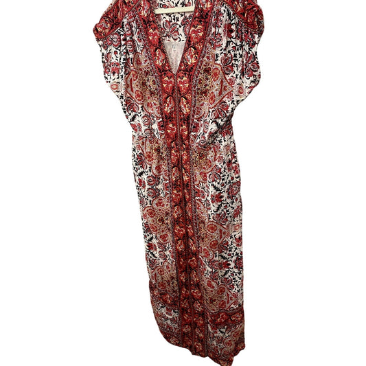 LUCKY BRAND Bohemian smocked Waist Dress - Sz. 1X (EUC)