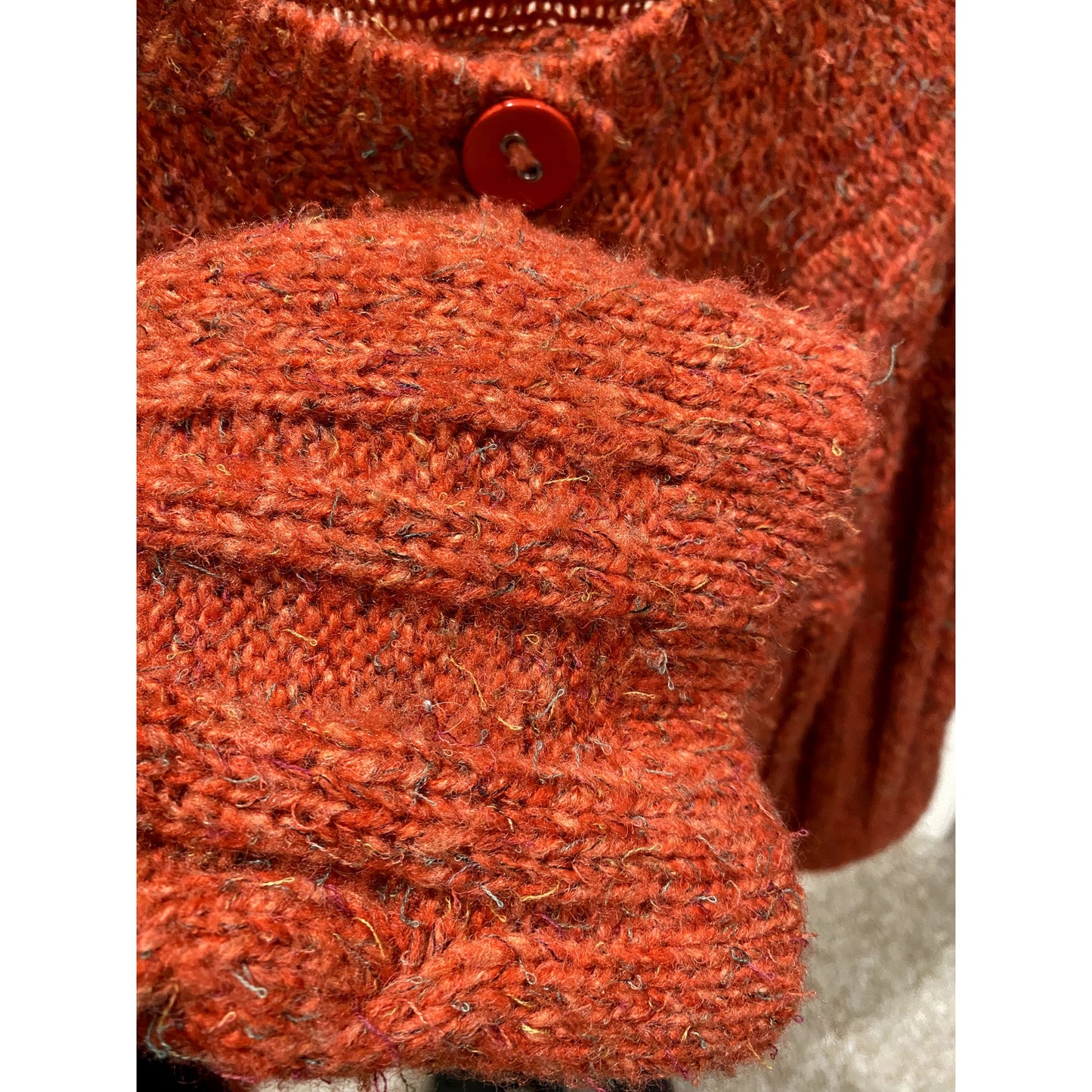 DressBarn Orange Harvest 3 Button Cardigan - Size XL (EUC)